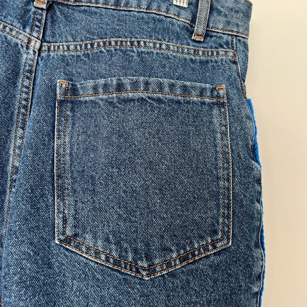 Farm Rio Granny Square Crochet Denim Shorts - Picture 9 of 10